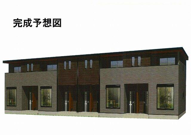 建物外観　エスポワールB　建物外観完成予想図