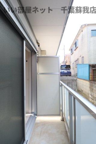 バルコニー　落ち着いた時間を過ごせるバルコニーです