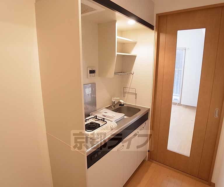 キッチン　１口ガスコンロ付です。
