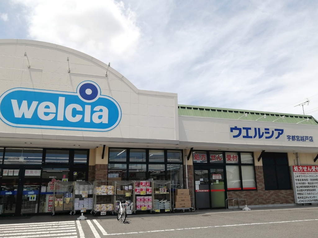 ドラックストア　ウエルシア 宇都宮越戸店（ドラッグストア）まで1303m