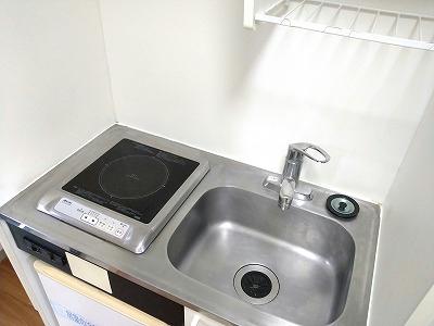 キッチン　シングルレバー設置
