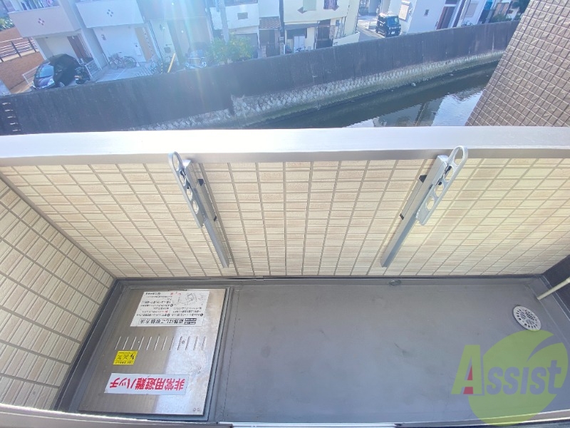 バルコニー　風通しがいいです