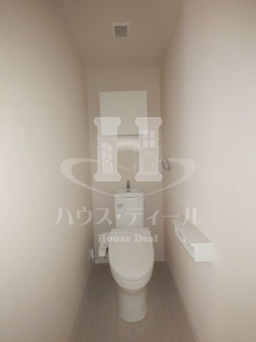 トイレ　ゆったりとした空間のトイレです