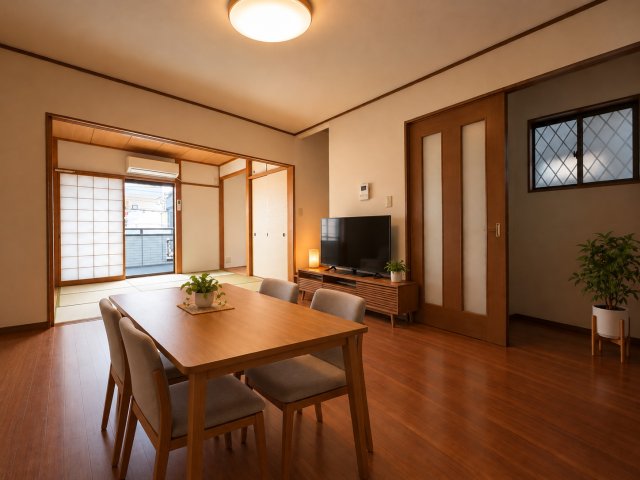 尼崎市上ノ島町1丁目戸建ての居間写真