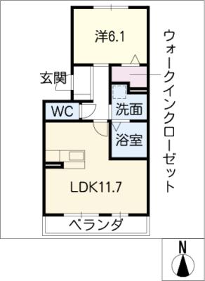 Life伝治山の間取り写真