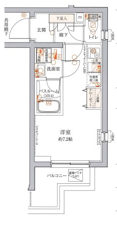 クレヴィスタ品川西大井の間取り写真