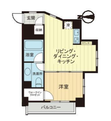 ベルファース大井町の間取り写真