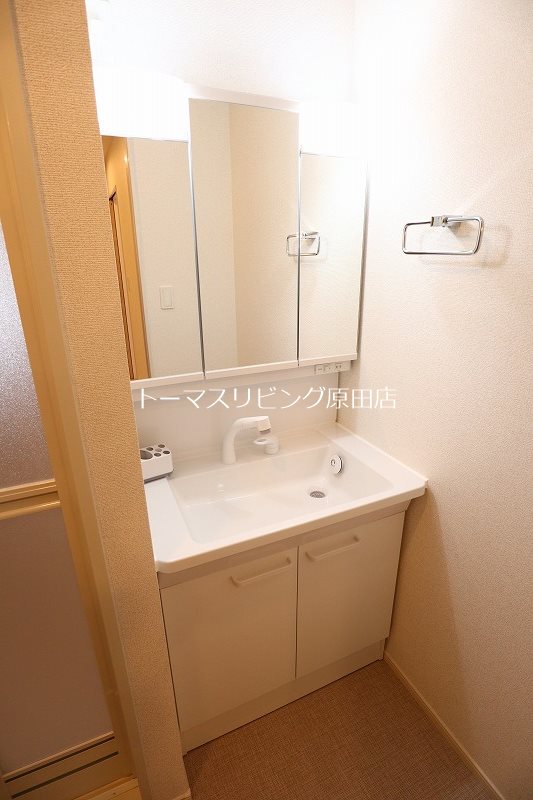 洗面設備　201号室写真