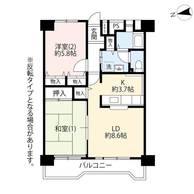 UR金町第二の間取り写真