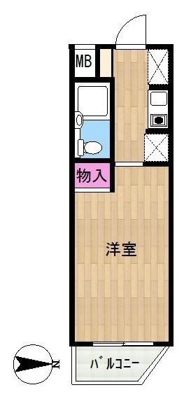 スカイコートよみうりランドの間取り写真