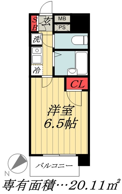 東京メトロ東西線 行徳駅 徒歩2分 13階建 築22年の間取り写真