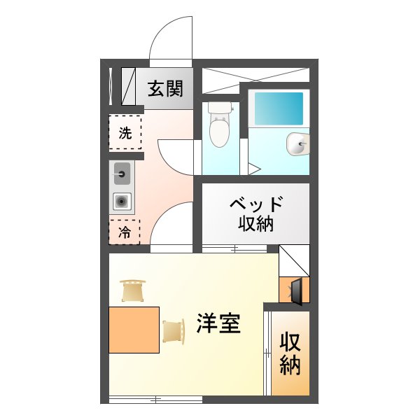 レオパレススカイコート3_間取り_0