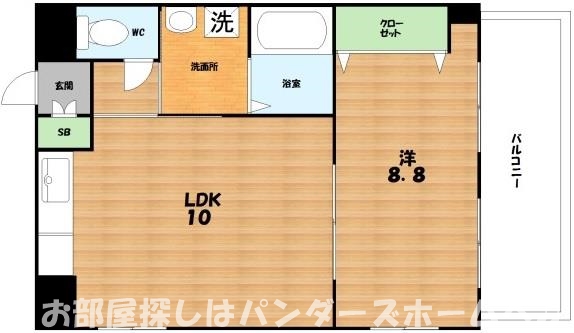 レガオコート香里園の間取り