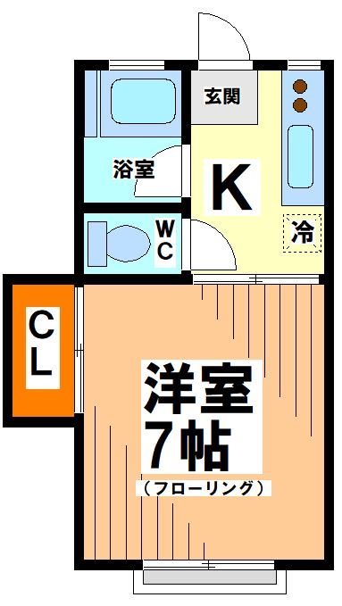 東京都中野区南台２（アパート）の賃貸物件の間取り