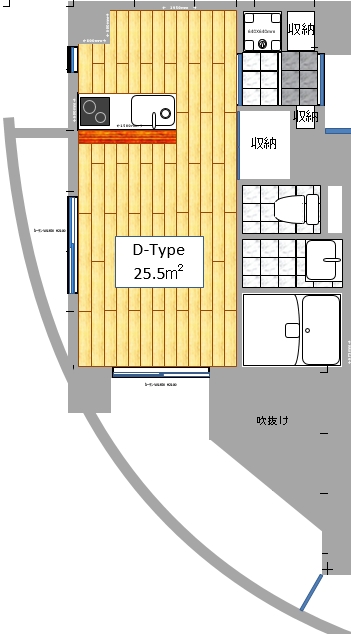 あさひ　Der Strada.Y2の間取り