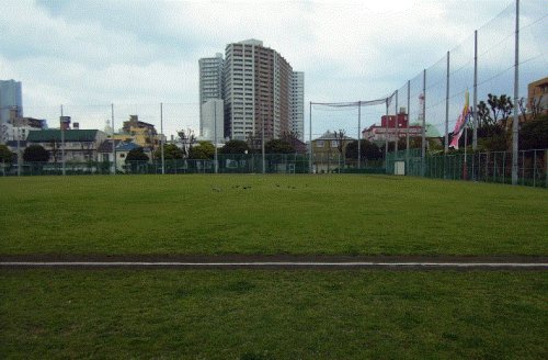 【横浜市西区岡野のマンションの公園】