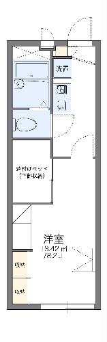 レオパレス葉音の間取り