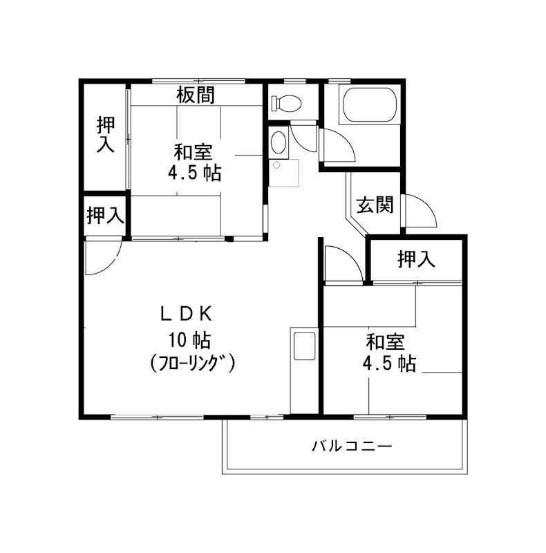 タカタメイゾンの間取り