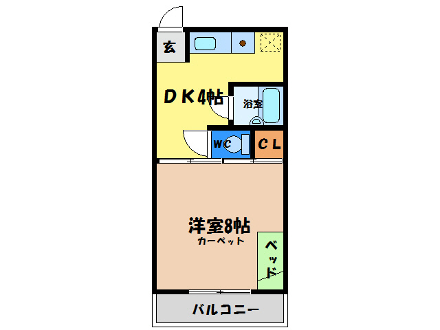 みずほ寮の間取り