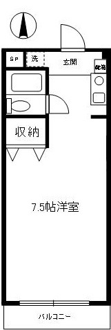 メゾンヴェルトの間取り