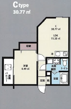 CASA杭瀬南の間取り