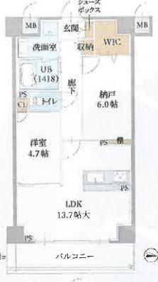 トリニティ豊中本町の間取り