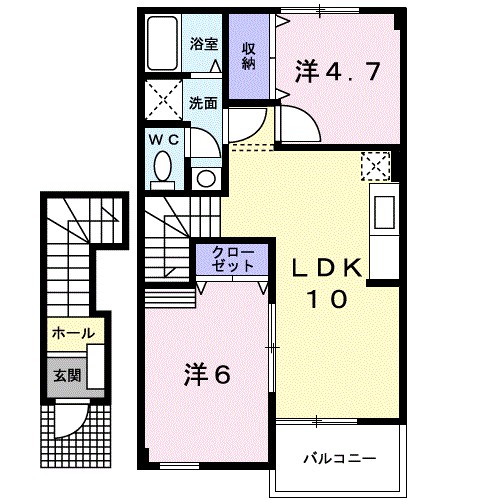 ジェネシス１番館の間取り