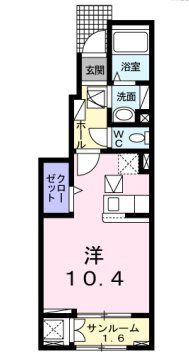 ヴィラ香椎 IIの間取り