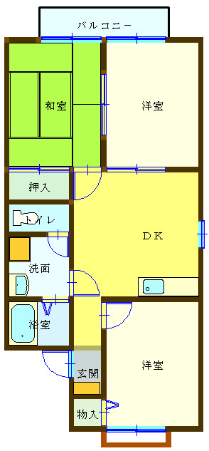 サンオーティスの間取り