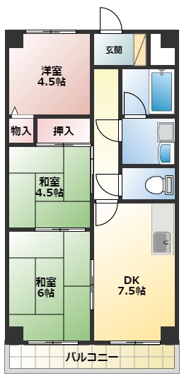 サンテラス近藤の間取り