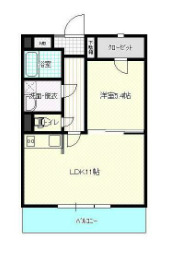 高松市上林町のマンションの間取り