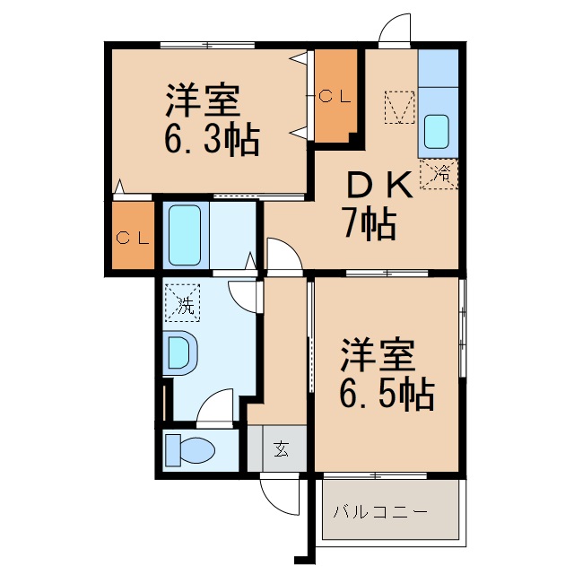 プレンティIIの間取り