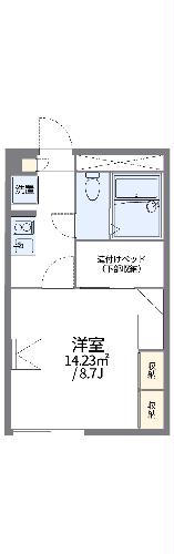 レオパレス栄の間取り