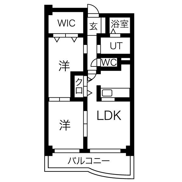 クレモナ山手の間取り