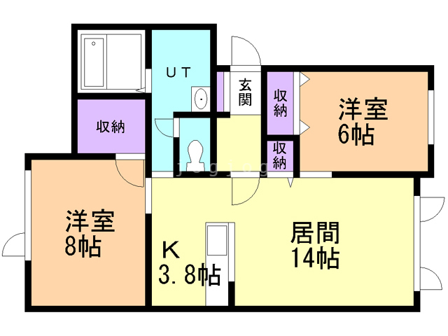 【グランステージVIIIの間取り】