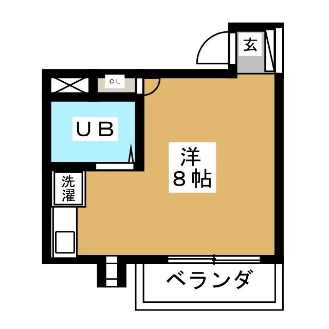 東京都目黒区柿の木坂１（マンション）の賃貸物件の間取り