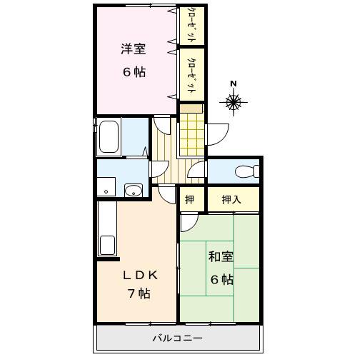 レイクヒルKASAの間取り