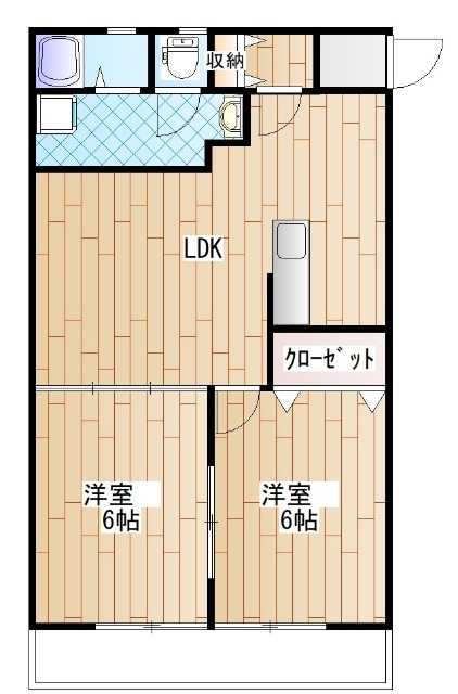 ベルメゾン鈴木の間取り