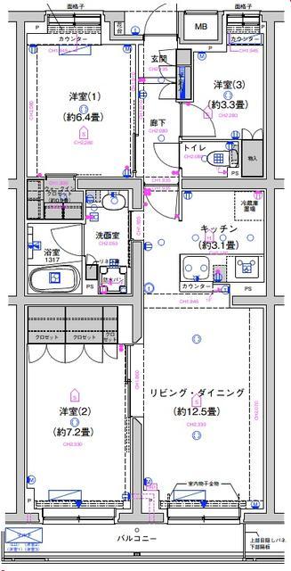 サステナブランシェ本行徳の間取り