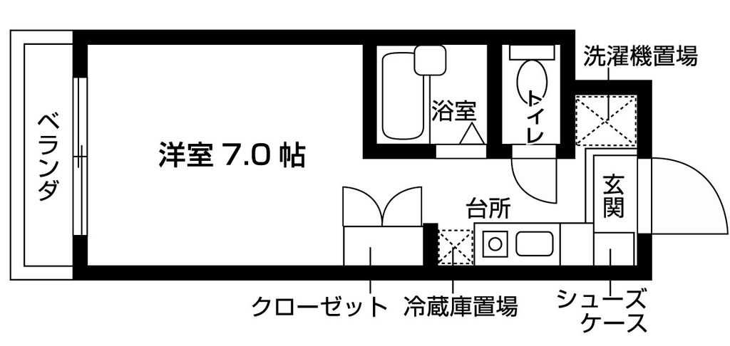 M’s　cubeの間取り