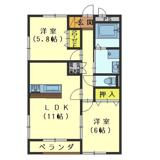 ブランシュールの間取り