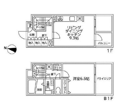 レジディア西新宿IIの間取り