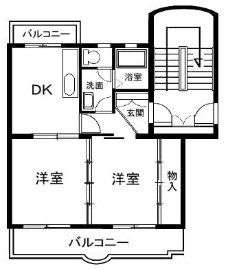 コンフォール広町IIの間取り