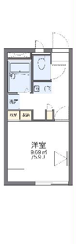 レオパレス美樹の間取り