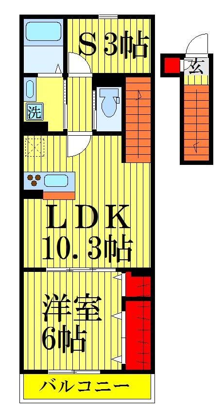 アムール松飛台の間取り