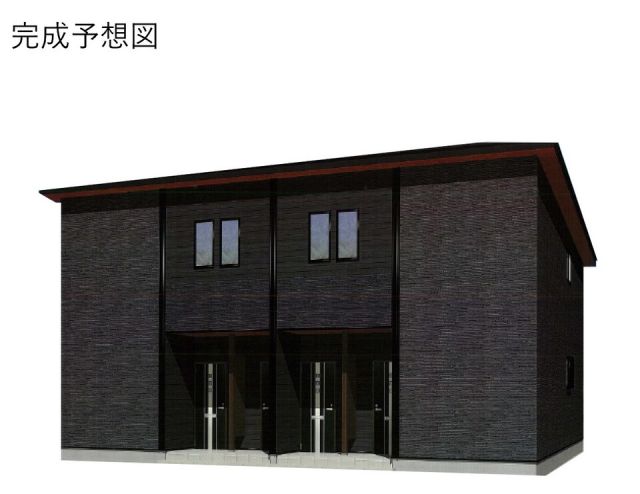 三原市本郷南のアパートの建物外観