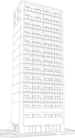 【尼崎市昭和南通のマンションの建物外観】