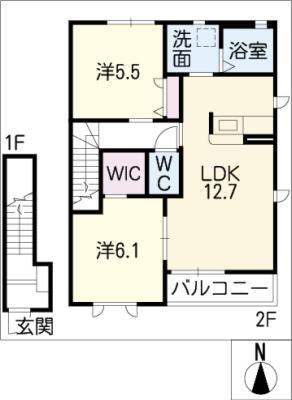 ヒュドールヒューレー　Ｊ棟の間取り