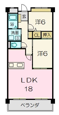 バンブー竹谷の間取り