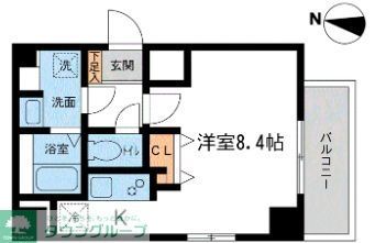 平塚市代官町のマンションの間取り